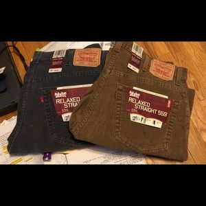 Men’s Levi’s 559 Gray corduroys 38x30 NWT